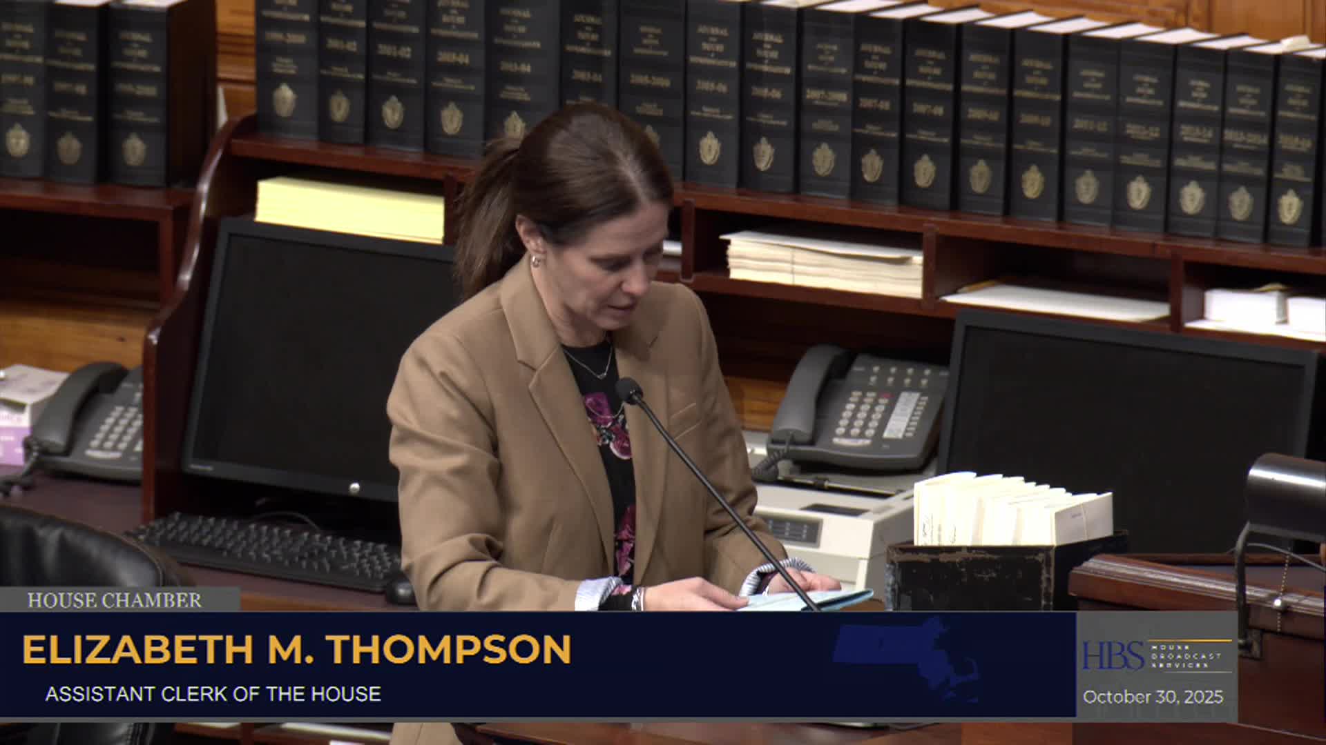 House of Representatives Session October 30th, 2025