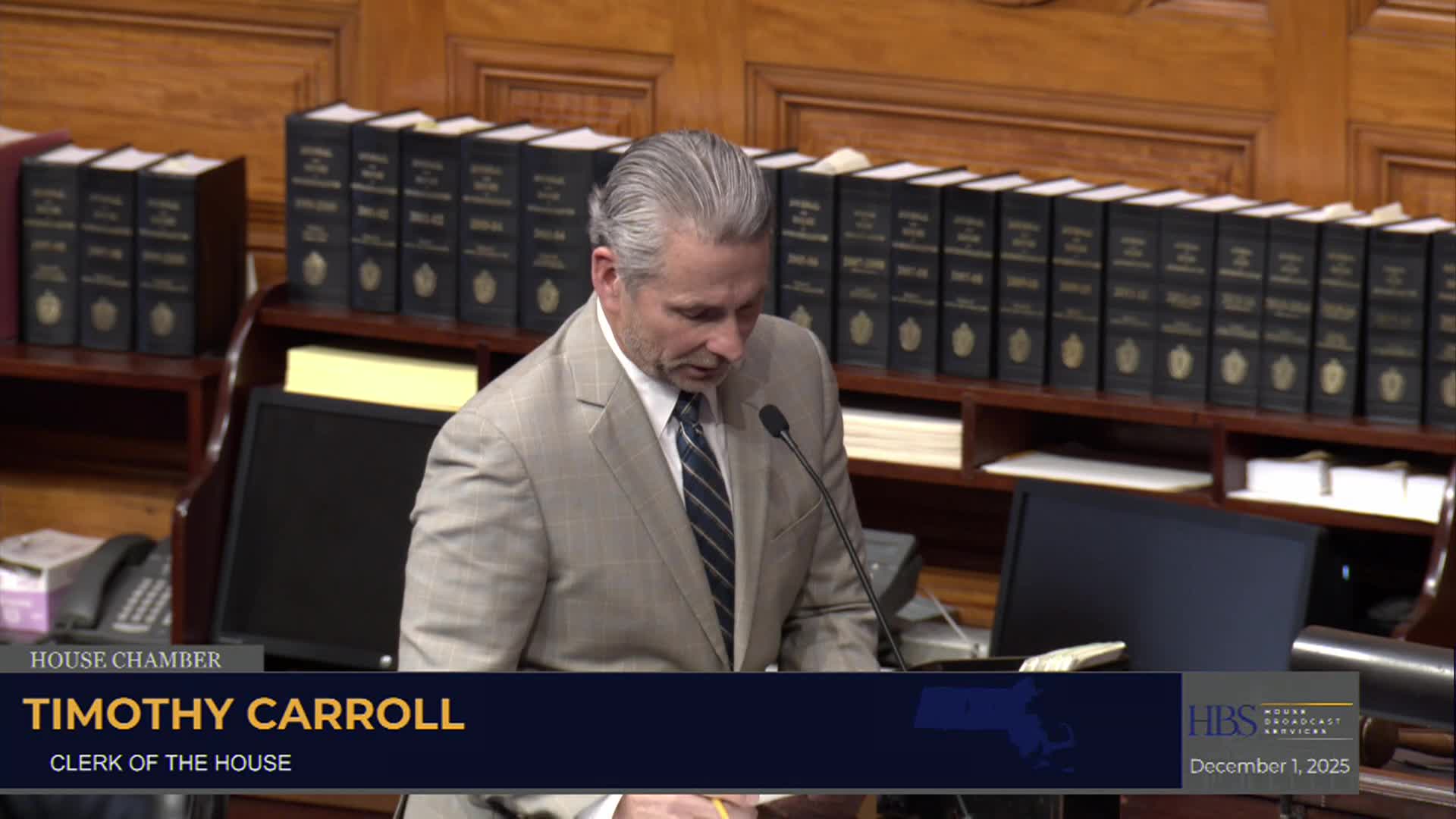 House of Representatives Session December 1st, 2025