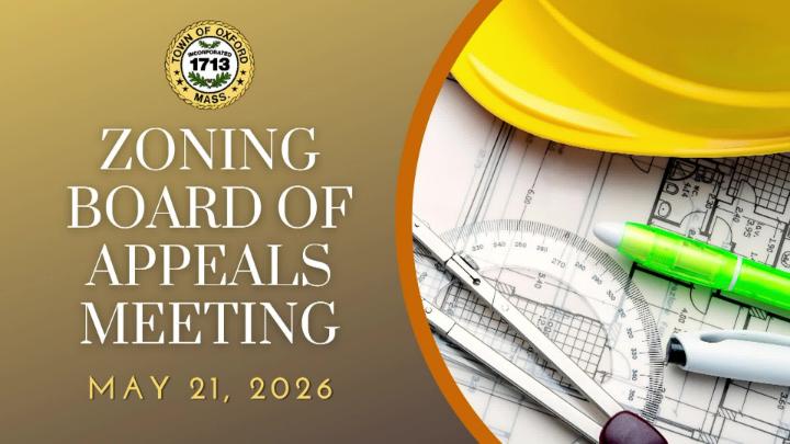 Thumbnail image for Zoning Board of Appeals Meeting, May 21st 2026