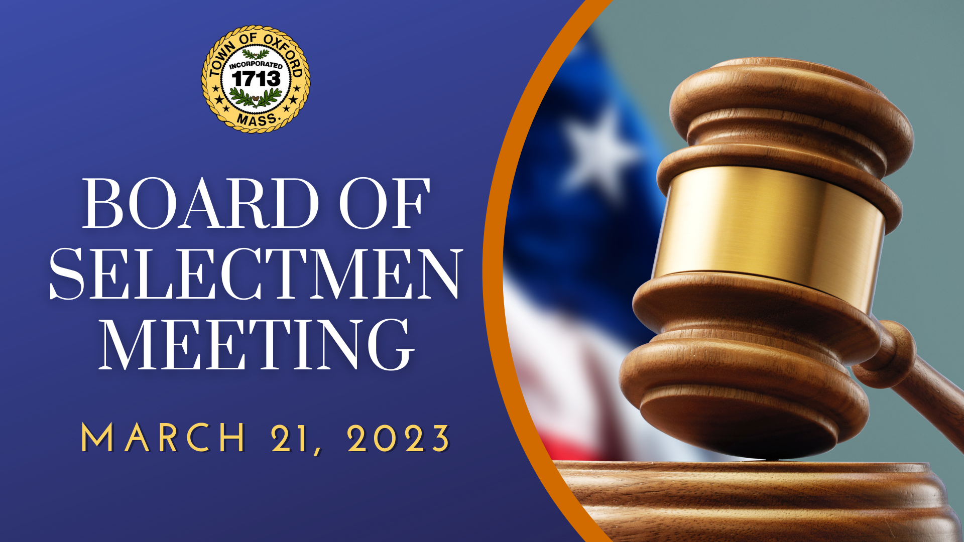 Board of Selectmen Meeting March 21st, 2023
